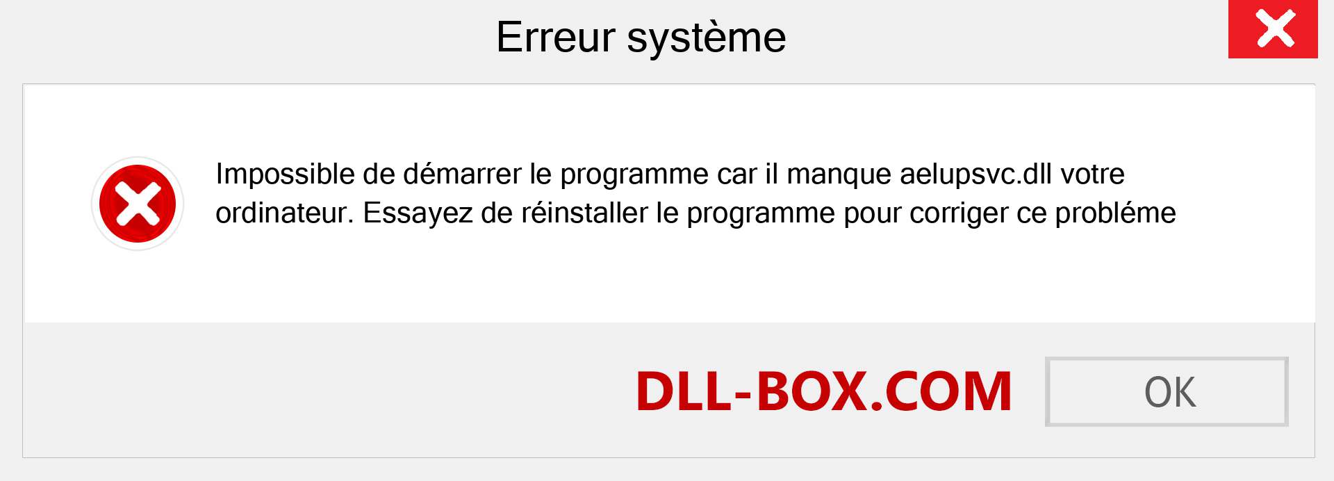 Le fichier aelupsvc.dll est manquant ?. Télécharger pour Windows 7, 8, 10 - Correction de l'erreur manquante aelupsvc dll sur Windows, photos, images